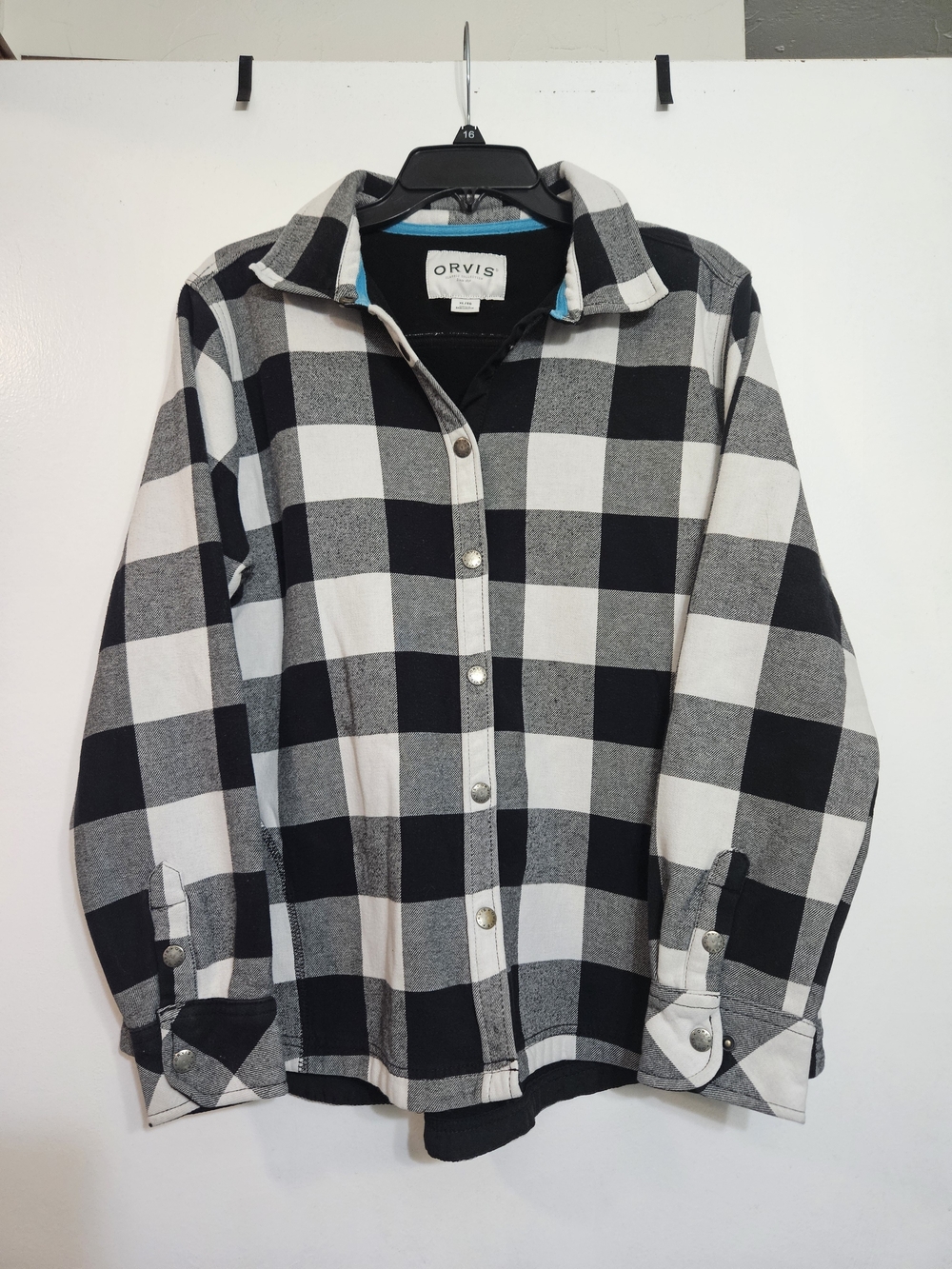 Orvis Black & White Buffalo Plaid Shacket